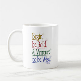 Taza De Café Cita mágica de caballo barro clásico