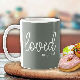 Taza De Café Cita minimalista de Sage Love Faith