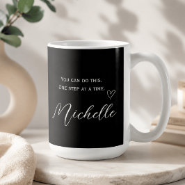 Taza De Café Cita Minimalista | Puedes Hacer Esto Personalizado