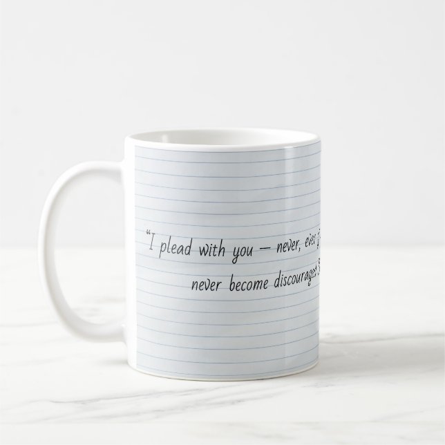 Taza De Café Cita motivacional - Comienza tu día inspirada (Izquierda)