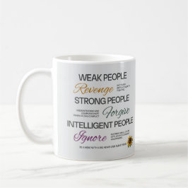 Taza De Café Cita Motivacional de Einstein Perdonar Ignorar Cre
