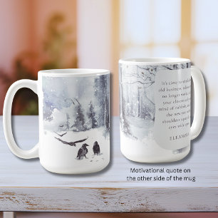 Taza De Café Cita motivacional de Raven New Beginnings