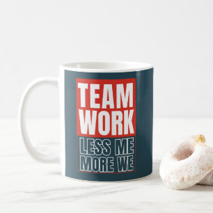 Taza De Café Cita Motivacional de Trabajo en Equipo Regalo Corp