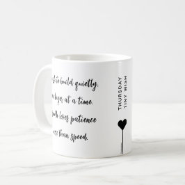 Taza De Café Cita motivacional del Personalizado del jueves