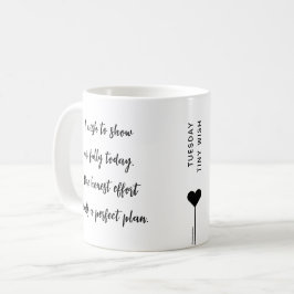 Taza De Café Cita motivacional del Personalizado del martes