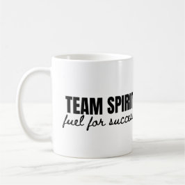 Taza De Café Cita Motivacional Espíritu de Equipo Personal de O