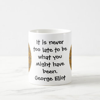 Taza De Café Cita motivacional Inspiradora de George Eliot