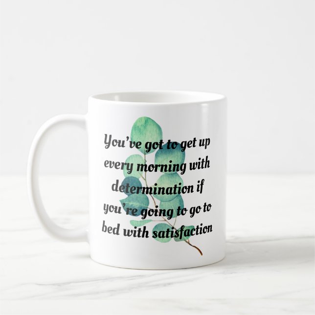 Taza De Café Cita motivadora (Izquierda)