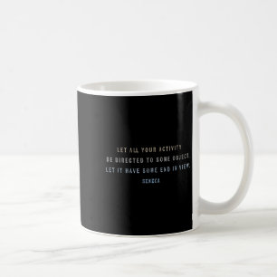 Taza De Café Cita Motivadora De La Seeca Sobre El Enfoque, Los