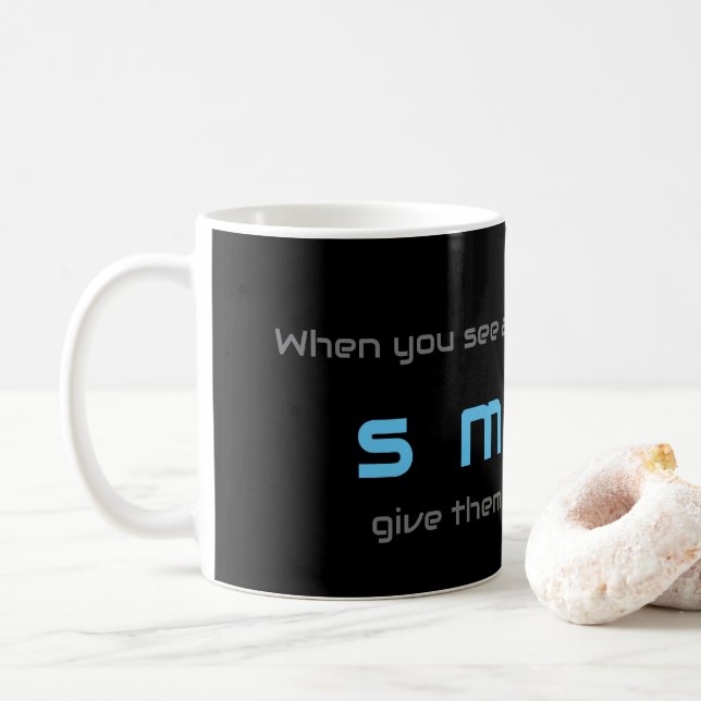 Taza De Café Cita motivadora para tu salud mental cotidiana (Con donut)