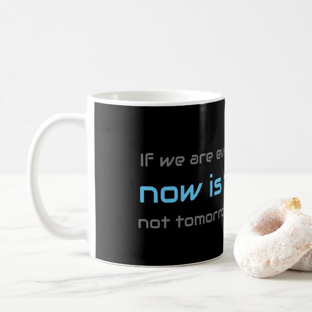 Taza De Café Cita motivadora para tu salud mental cotidiana (Con donut)