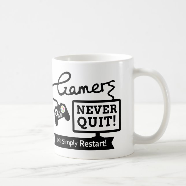 Taza De Café Cita nunca abandonada divertida de los (Derecha)
