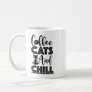 Taza De Café Cita para gato: gatos, café y chill
