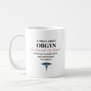 Taza De Café Cita personalizada de gran OBGYN