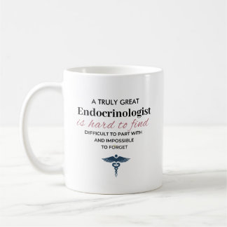 Taza De Café Cita personalizada de un gran endocrinólogo