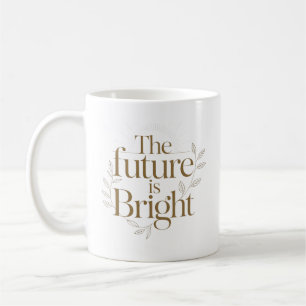 Taza De Café Cita Personalizada El Futuro Es Brillante