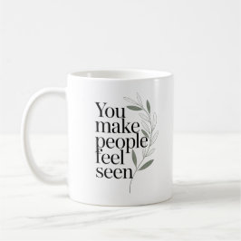 Taza De Café Cita personalizada El futuro es brillante