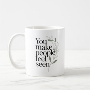 Taza De Café Cita personalizada El futuro es brillante