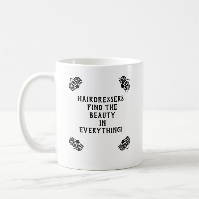 Taza De Café Cita personalizada para peluquero (Izquierda)