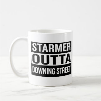 Taza De Café Cita Política de Starmer Fuera de Downing Street
