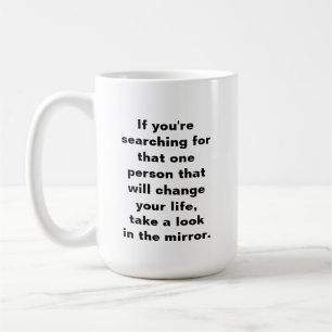 Taza De Café Cita positiva Ir Getter Intención diaria