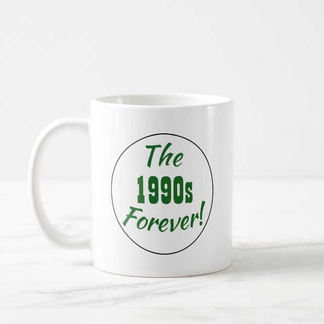 Taza De Café Cita Retro de la Década de 1990 (Izquierda)