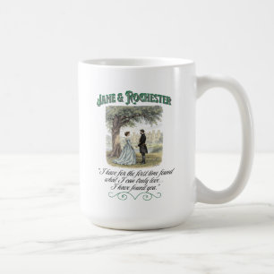 Taza De Café Cita Romántica de Jane & Rochester Thornfield Hall