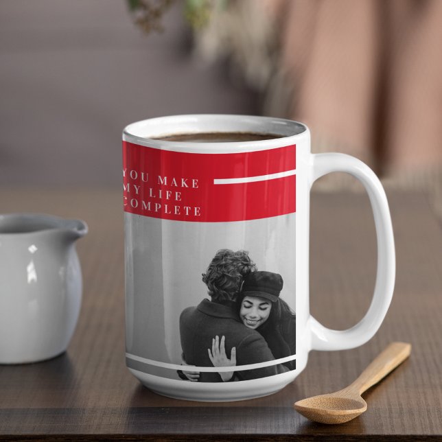 Taza De Café Cita romántica y foto | Valentines Gift (Subido por el creador)