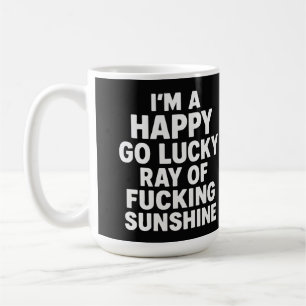 Taza De Café Cita sarcástica de Rayo de Sol - Actitud Divertida