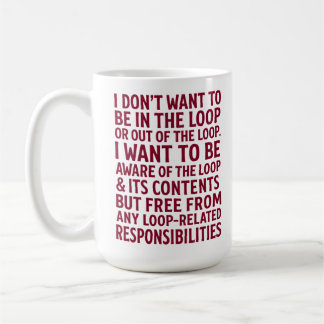 Taza De Café Cita Sin Responsabilidades De Bucle