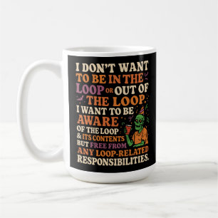 Taza De Café Cita Sin Responsabilidades De Bucle