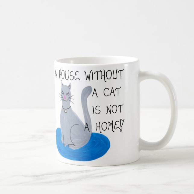 Taza De Café Cita sobre gatos - Mug (Derecha)