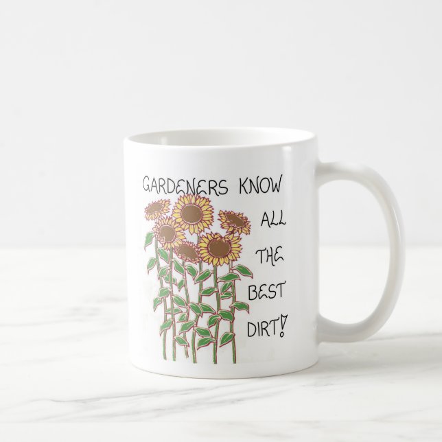 Taza De Café Cita sobre jardinería - Mug (Derecha)