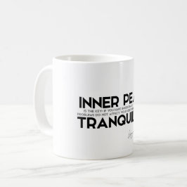 Taza De Café CITAS: Dalai Lama - paz interna