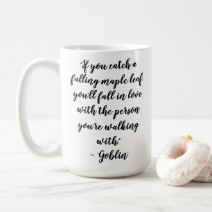 Taza De Café Citas de amor de Kdrama Goblin