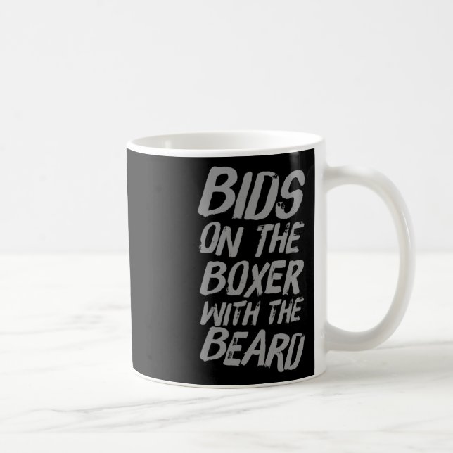 Taza De Café Citas De Boxeo Graciosas En Boxer Con (Derecha)