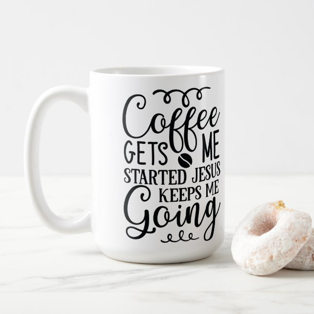 Taza De Café Citas de café (Con donut)