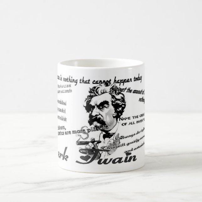 Taza De Café Citas de Mark Twain (Centro)
