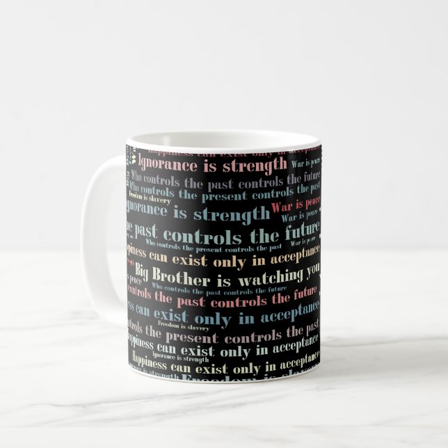 Taza De Café Citas de Orwell (Anverso izquierdo)