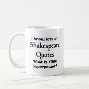 Taza De Café citas de shakespeare