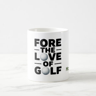 Taza De Café Citas de texto de jubilación de golf para golfista