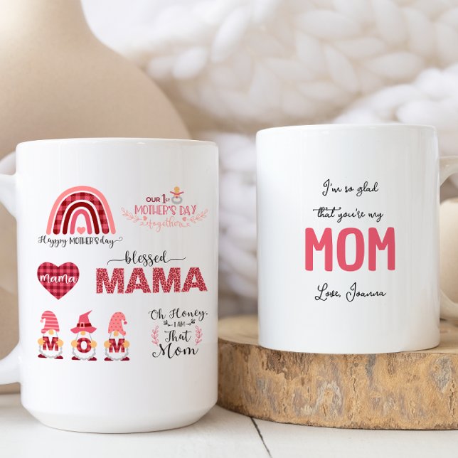 Taza De Café Citas del Día de la Madre Bendita Rosa (Subido por el creador)