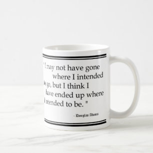 Taza De Café Citas del viaje de Douglas Adams