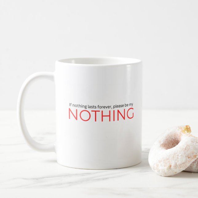 Taza De Café Citas divertidas, curas y románticas - Café divert (Con donut)