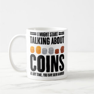 Taza De Café Citas divertidas de coleccionismo de monedas Colec