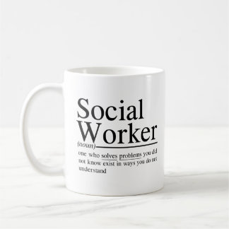 Taza De Café citas divertidas de Social Worker
