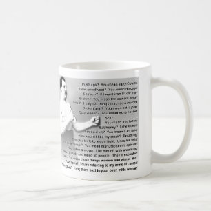 Taza De Café Citas excesivamente de hombres del hombre que