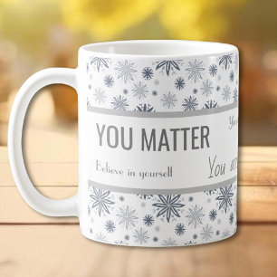 Taza De Café Citas florales de empoderamiento