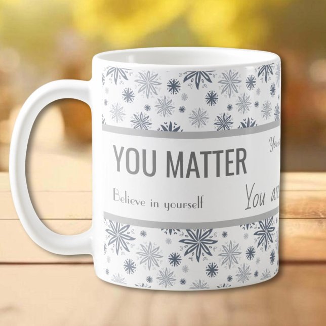 Taza De Café Citas florales de empoderamiento (Subido por el creador)