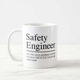 Taza De Café citas graciosas para Ingeniero de Seguridad